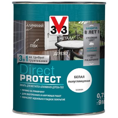 Эмаль V33 Direct Protect